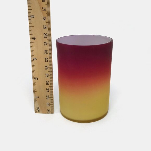 Hobbs Brockunier Wheeling Peachblow Satin Glass Tumbler - Picture 2 of 8